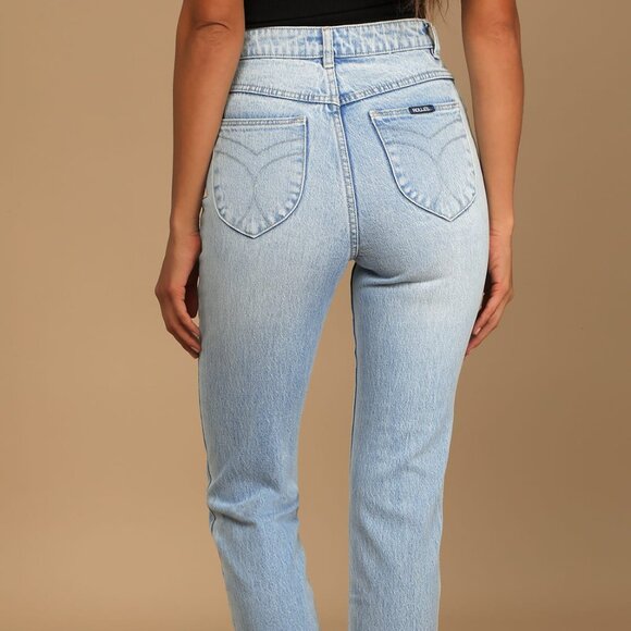 Dusters High Rise Slim Jeans by Rolla's Size 24 - Picture 13 of 14